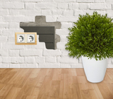 Coffre fort camouflé à emmurer + 5 étagères astucieuses pour tout ranger