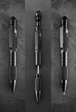 Stylo tactique + sifflet d'alarme + 2 mines rechange
