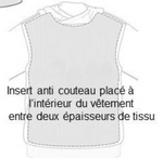 Sweatshirt anti couteau à capuche (hoodie)
