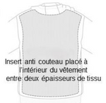 Sweatshirt anti couteau à capuche (hoodie)