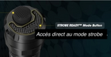 Torche Tactique Stroboscopique 4000 Lumens — Accès Direct Strobe | Kamouflages