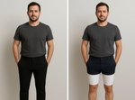 Anti-stab black leggings insulating against cold