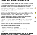 Coffre fort Dissimulé Cylindrique en Paroi