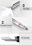 Tactical pen with torch + Strobe -