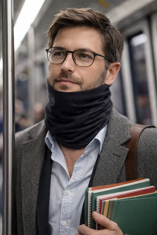 Gilet Anti-coupures Et Anti-Coups Manches Longues Col Rond Gris Foncé - Protection Sécurité Personnelle