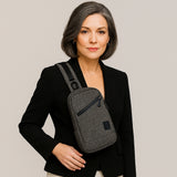 Sac à bandoulière sécurisé et anti couteau