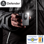 Powerful personal and home alarm + blinding strobe