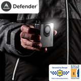 Powerful personal and home alarm + blinding strobe