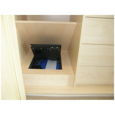 coffre fort horizontal - cache fond d'armoire ou au sol .