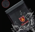 Fire-, water-, and insect-resistant cache pouch