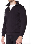 Sweatshirt col montant anti couteau Noir Spectra
