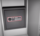 Coffre fort vertical à ouverture électronique + clé de secours