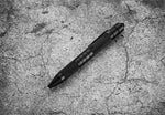 Stylo tactique + sifflet d'alarme + 2 mines rechange