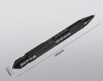 Stylo tactique + sifflet d'alarme + 2 mines rechange