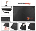 Fire-, water-, and insect-resistant cache pouch
