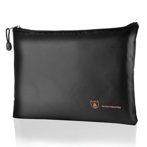 Fire-, water-, and insect-resistant cache pouch