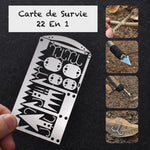 Carte De Survie Nomade