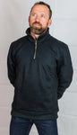 Sweatshirt col montant anti couteau Noir Spectra