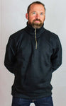 Sweatshirt col montant anti couteau Noir Spectra
