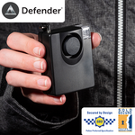 Powerful personal and home alarm + blinding strobe