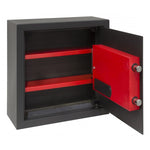 Vertical safe with electronic opening + emergency key